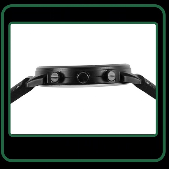 Silicone Band w/Green Trim Men’s Watch NWT - Picture 5 of 5